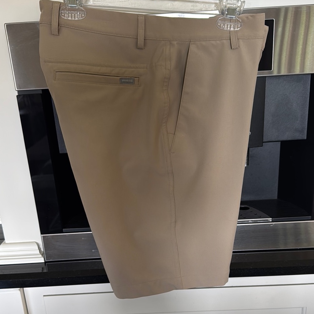 Men's Tan Dunning Golf Shorts